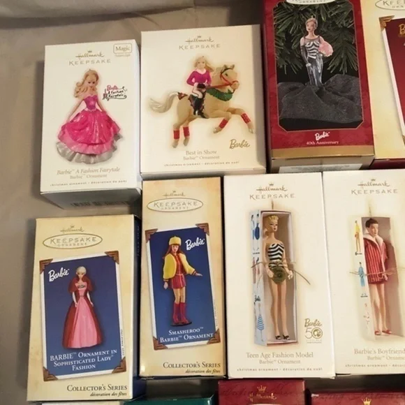 HALLMARK Ornament Barbie Random 40 Lot - Picture 8 of 11